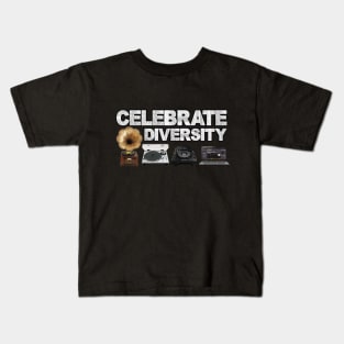 Celebrate Diversity Kids T-Shirt